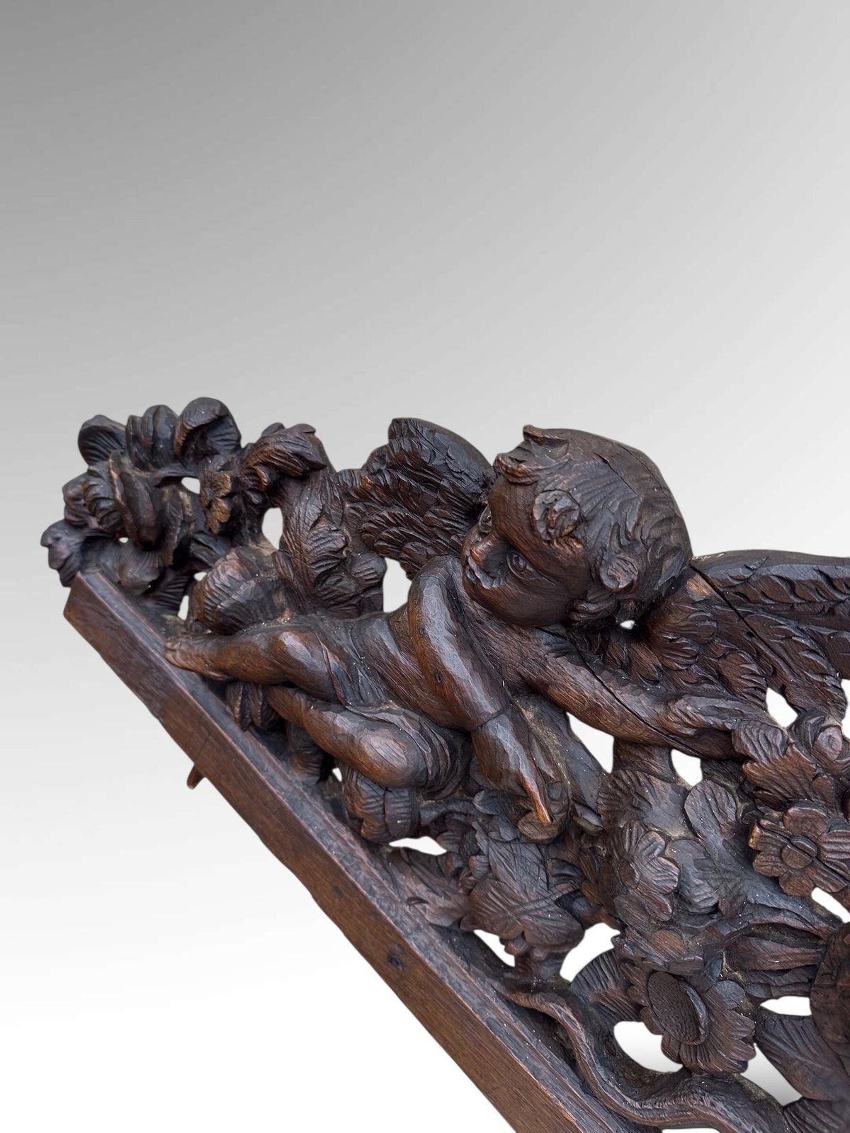 Art French Carved Pediment Heraldic Eagle Architectural Wall Art photo