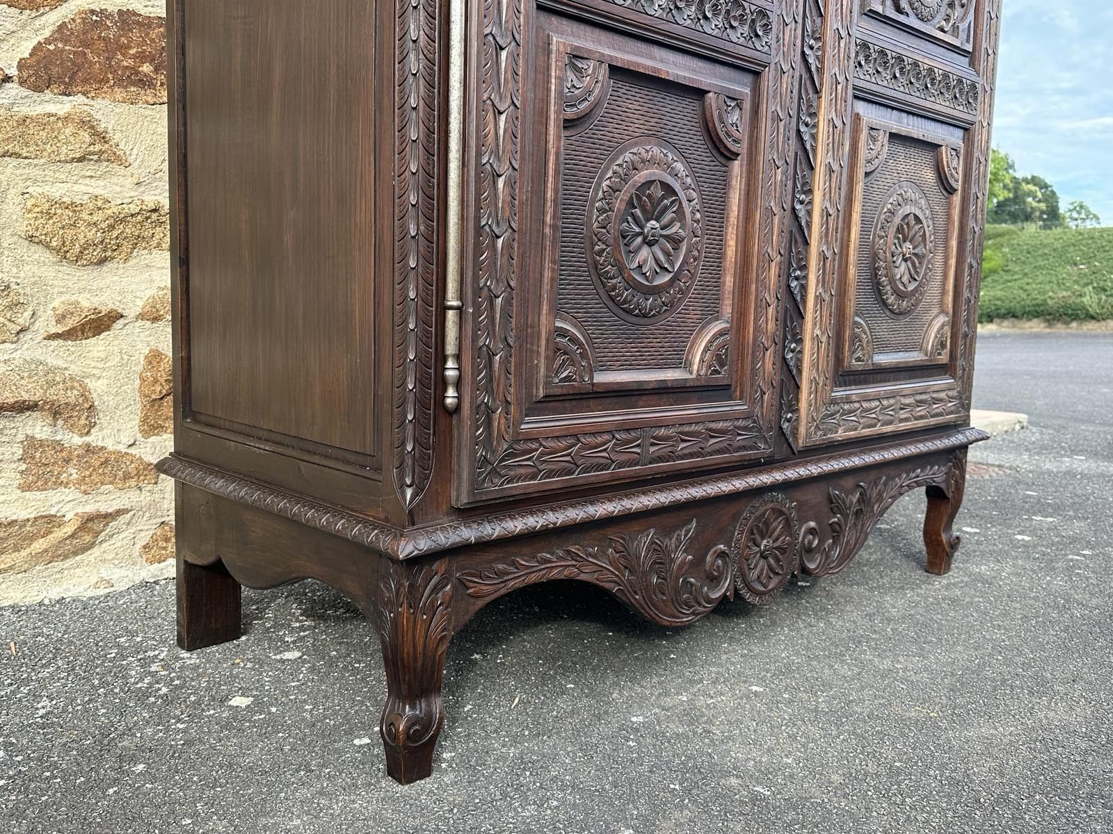 photo for sale Antique French Breton Bedroom Suite