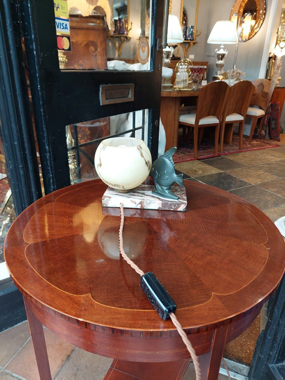 Edwardian Inlaid Mahogany Occasional Table photo furniture