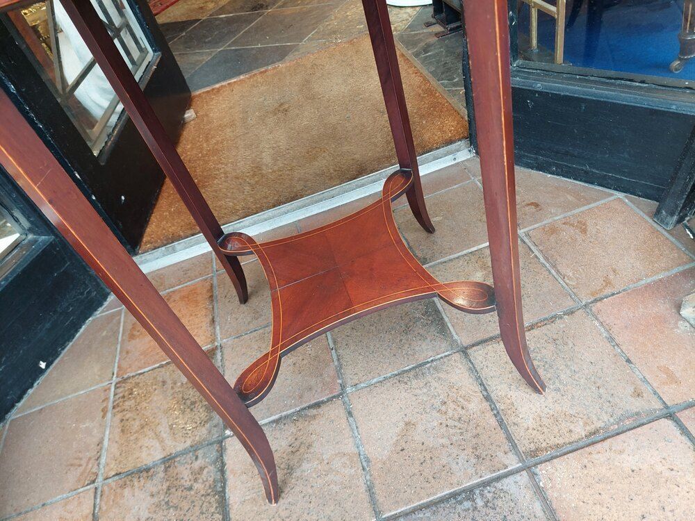 Edwardian Inlaid Mahogany Occasional Table photo Furniture