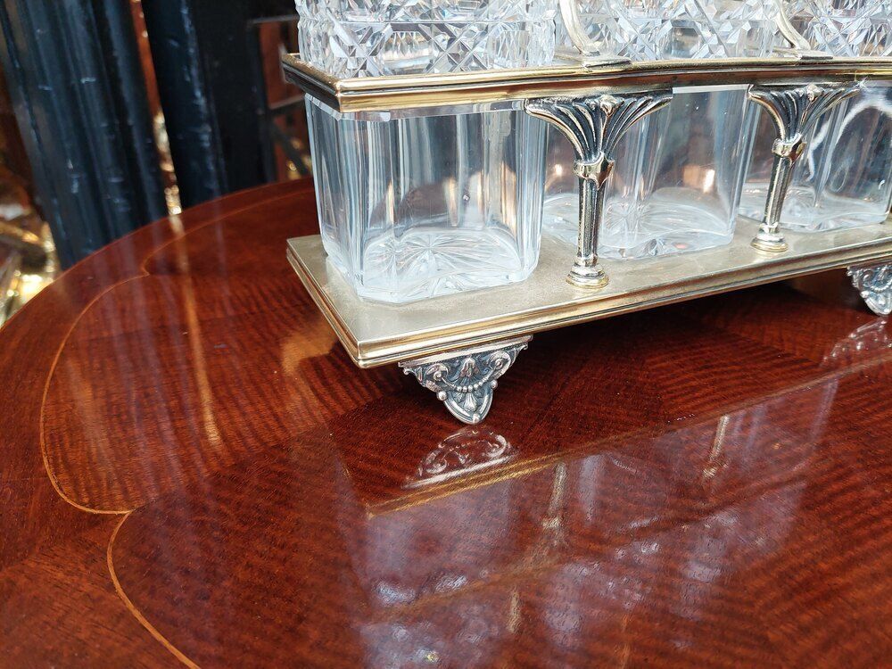 Late Victorian Silver Plated Decanter Stand photo furniture