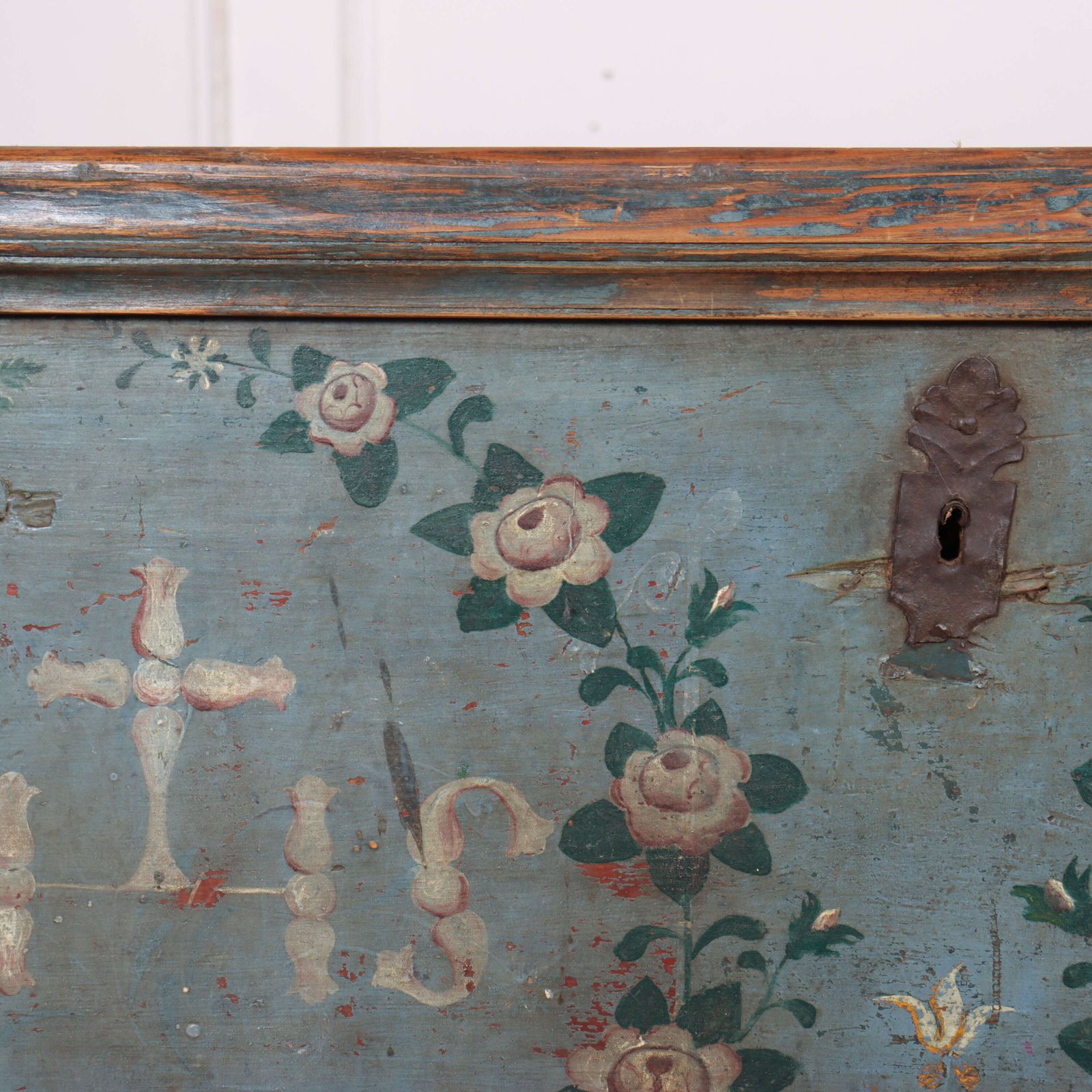 Swedish Marriage Chest, 1800s photo Furniture