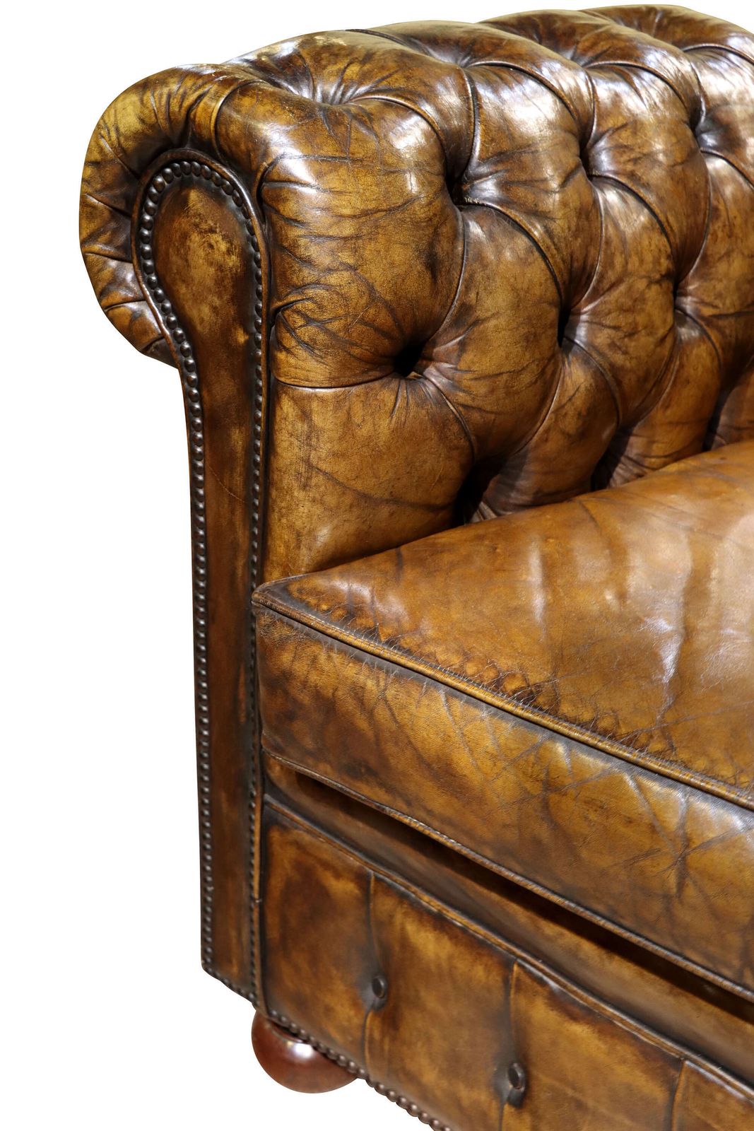Good Quality Two Seater Leather Chesterfield photo 1720.0