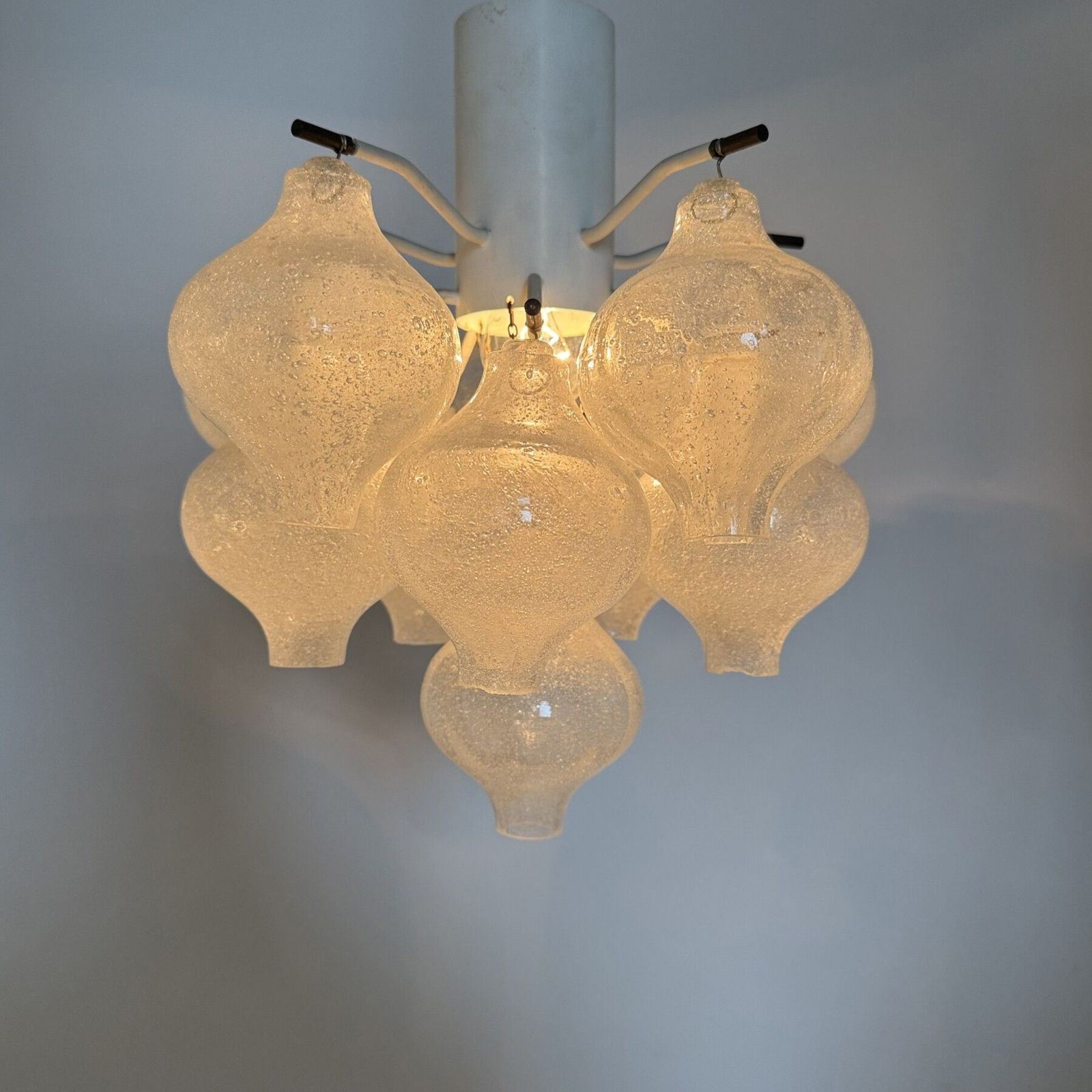 Mid Century Tulipan Glass Flushmount By Kalmar, Austria , 1960s photo furniture
