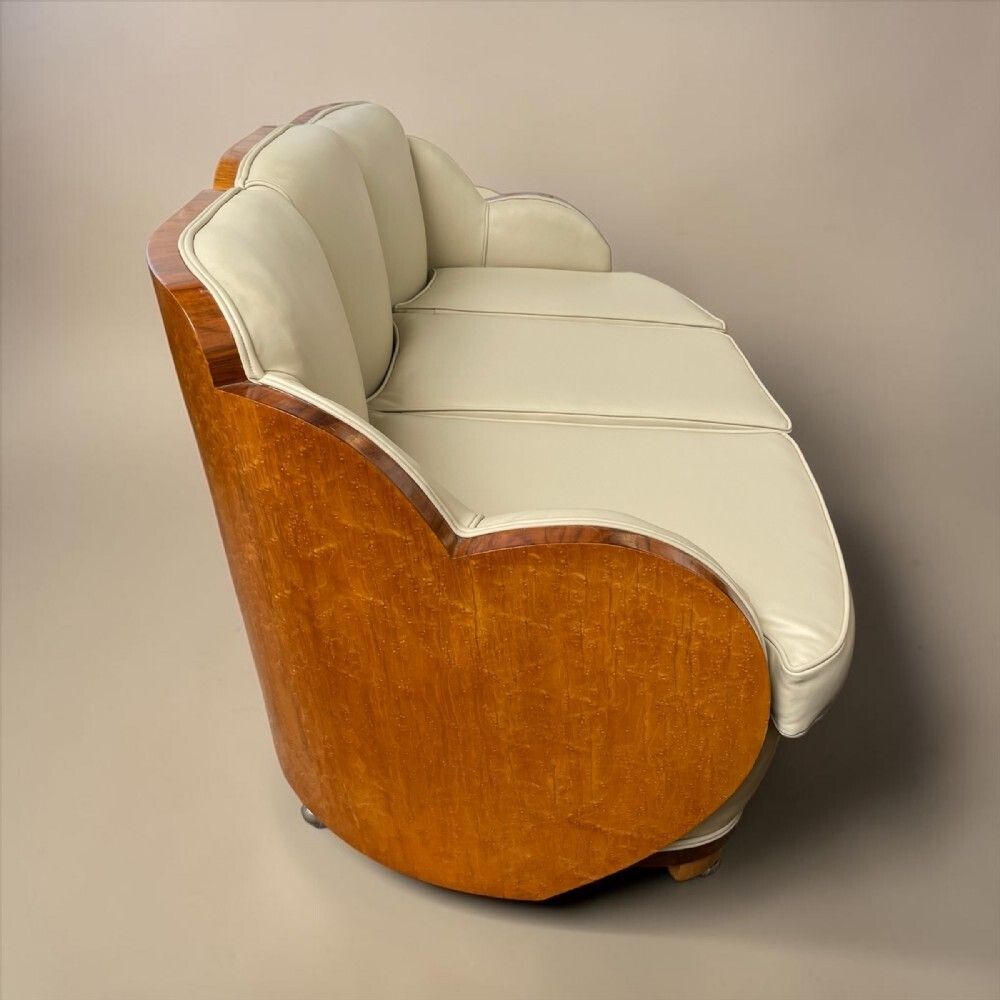photo furniture A Fine Art Deco Three Seater Sofa By Harry And Lou Epstein
