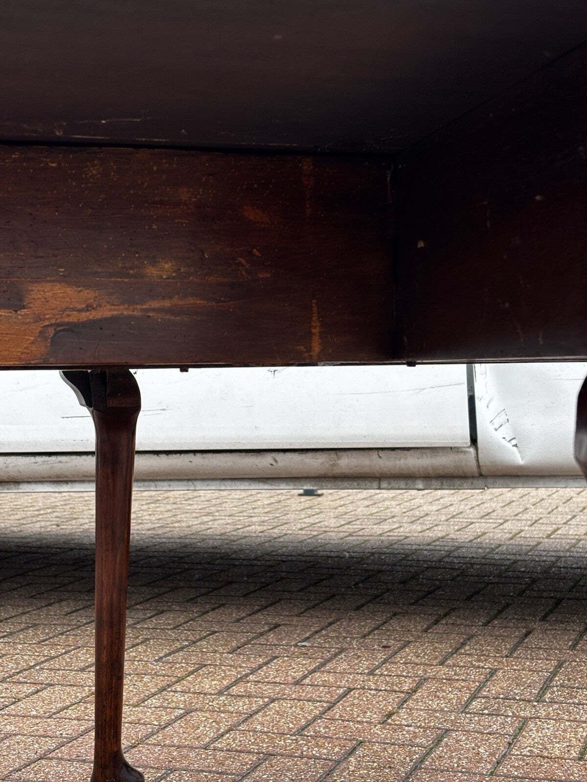 Georgian Mahogany Drop Leaf Dining Table. photo buy