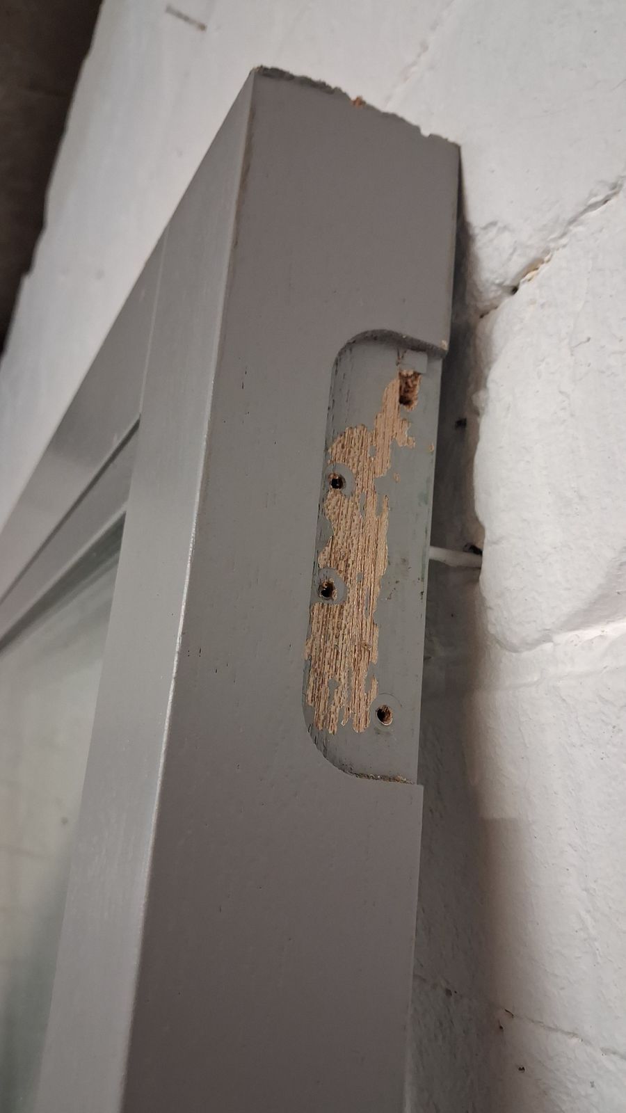 External Glazed Solid Wood Door (Origionally Part Of A Bifolding Set) photo vintage