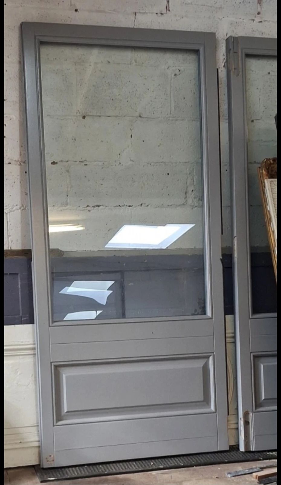 External Glazed Solid Wood Door (Origionally Part Of A Bifolding Set)