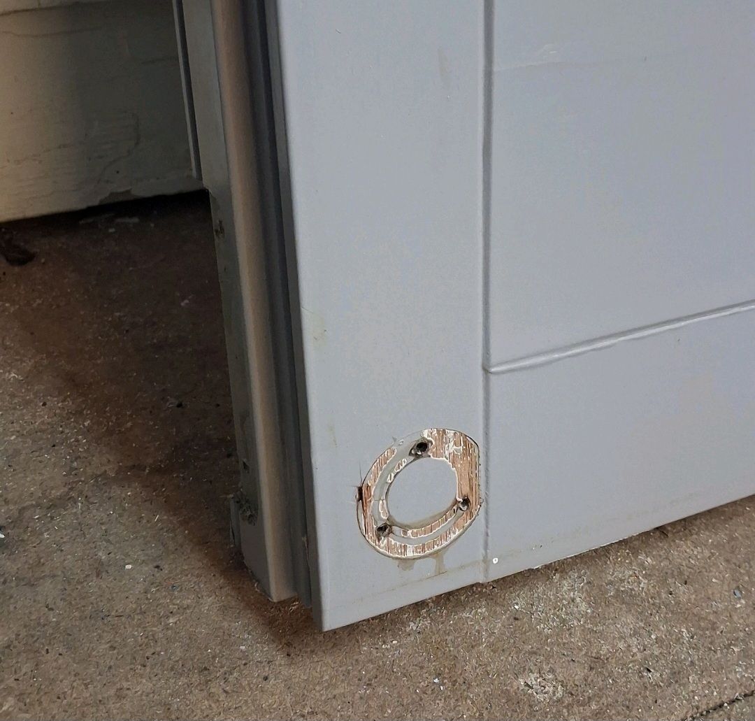 photo vinterior External Glazed Solid Wood Door (Origionally Part Of A Bifolding Set)
