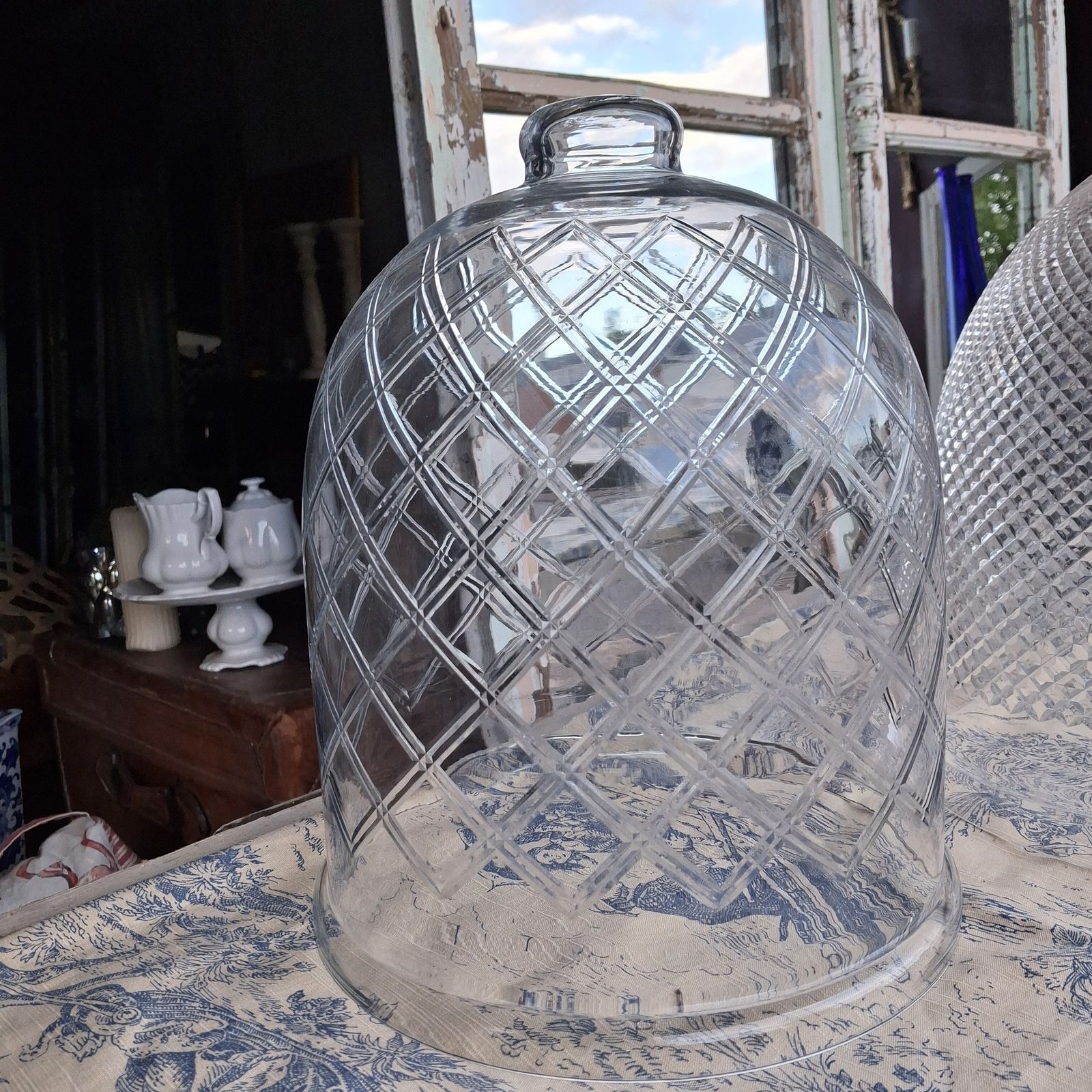 Pair Of Decorative Glass Domes photo Home Decor