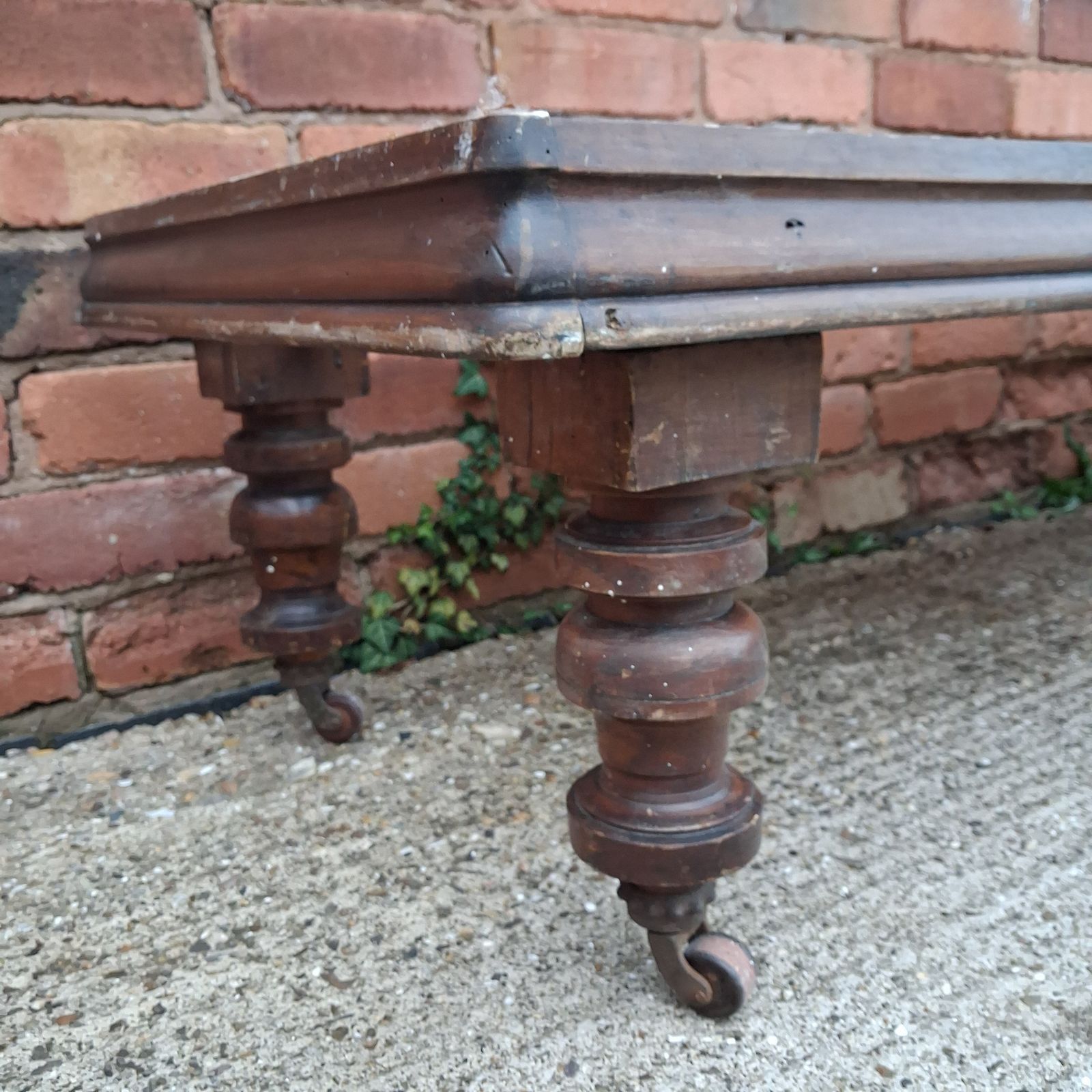 Antique Chaise Lounge Base Or Upcyle Coffee Table Project photo vintage