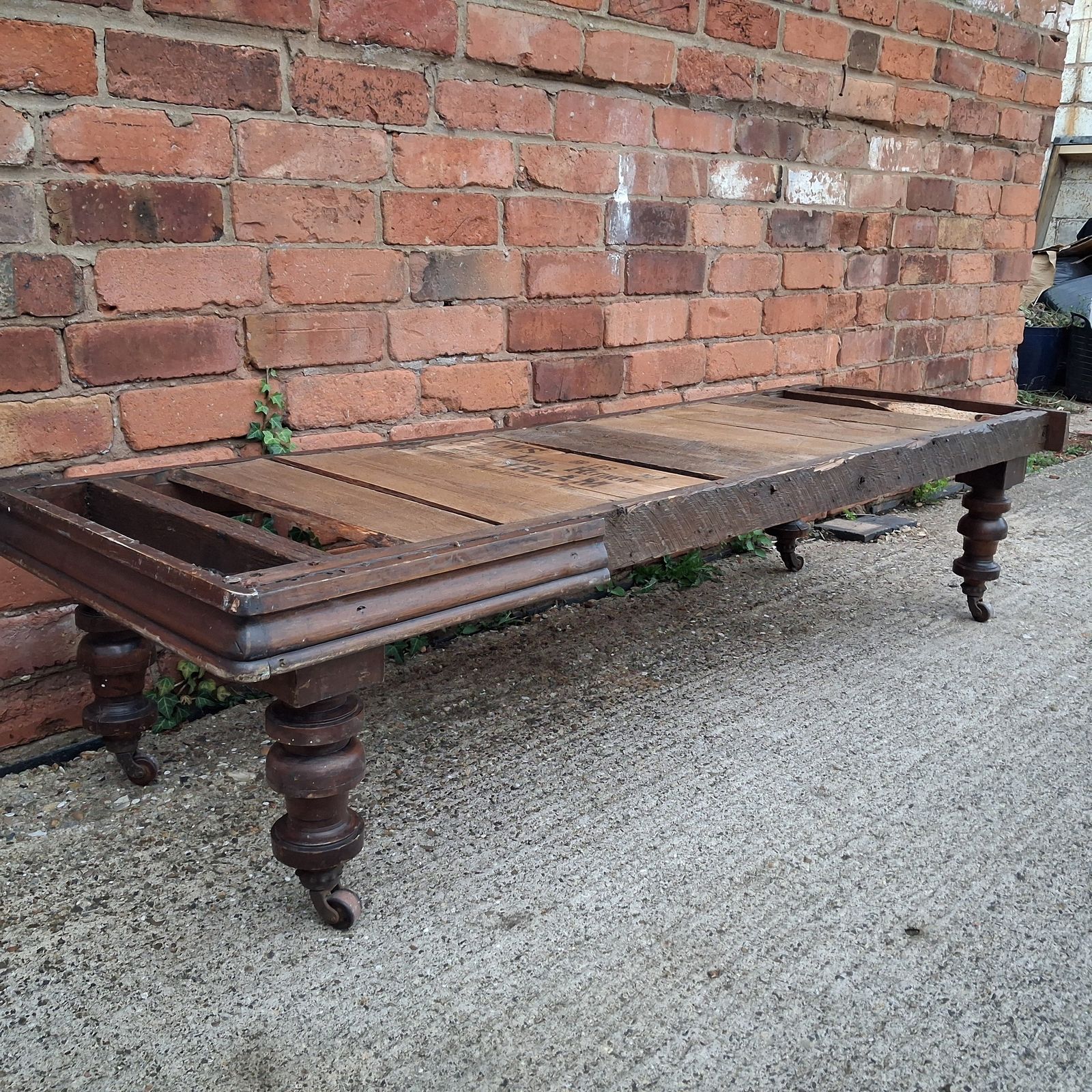 photo for sale Antique Chaise Lounge Base Or Upcyle Coffee Table Project
