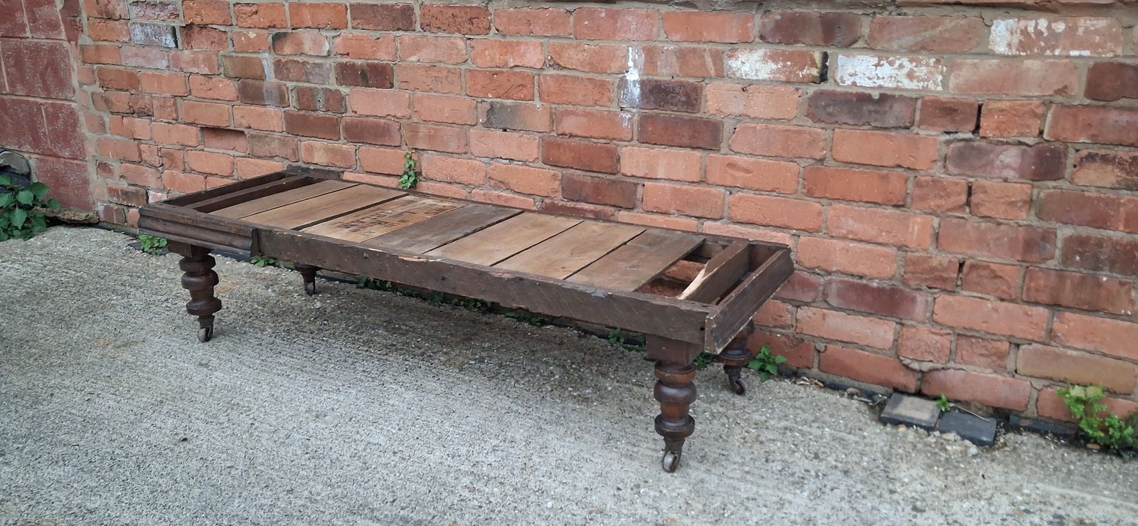 Antique Chaise Lounge Base Or Upcyle Coffee Table Project