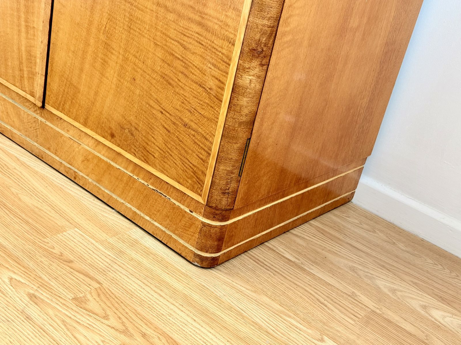 Art Deco Compactum Wardrobe, Walnut With Fitted Integral Interior photo buy