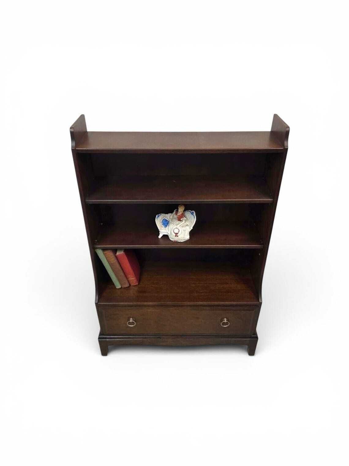 Vintage Stag Bookcase / One Drawer / C1970 photo furniture
