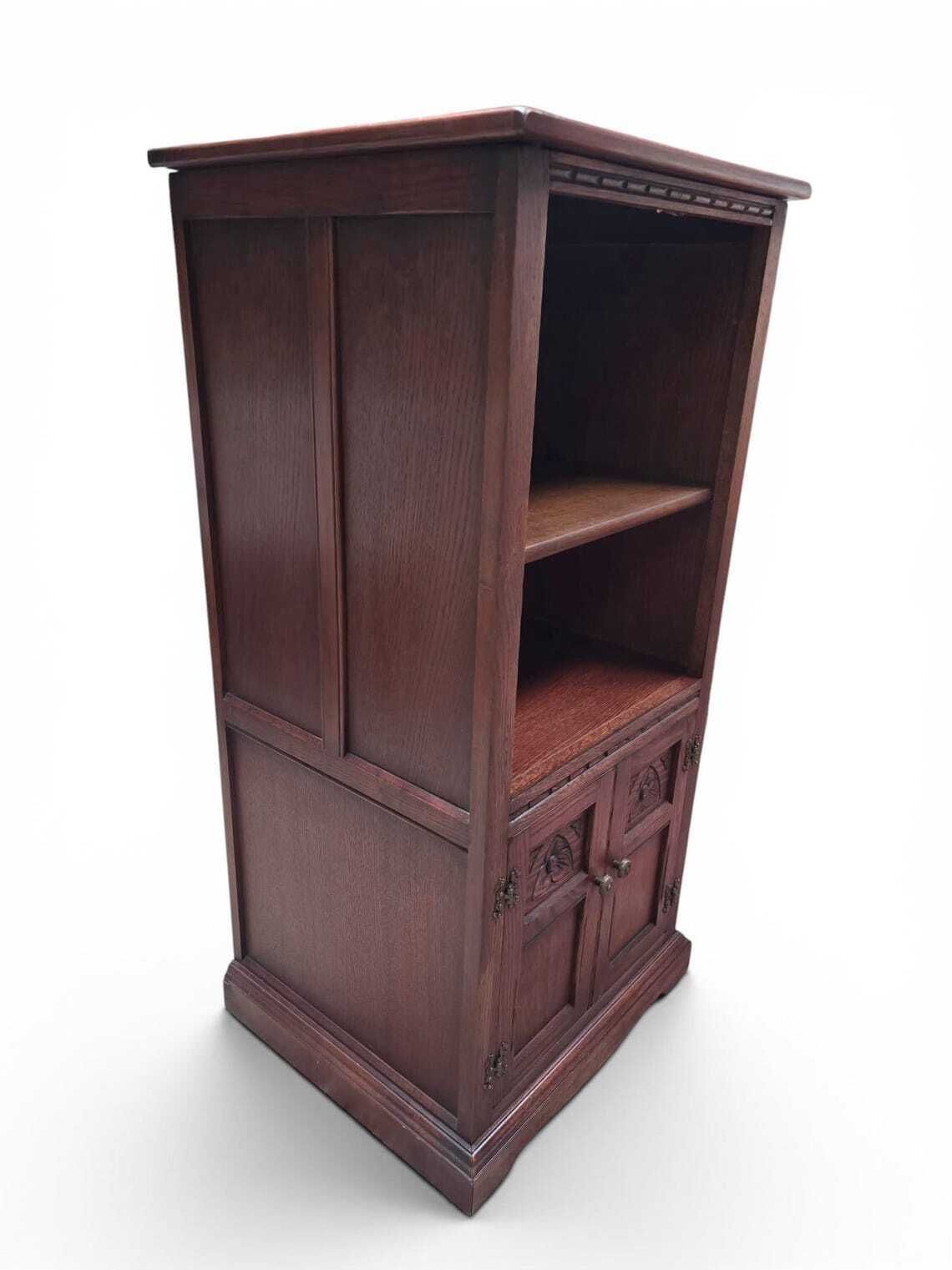 Vintage Old Charm Wood Bros  Hi Fi Cabinet / Bookcase  C1970 photo for sale
