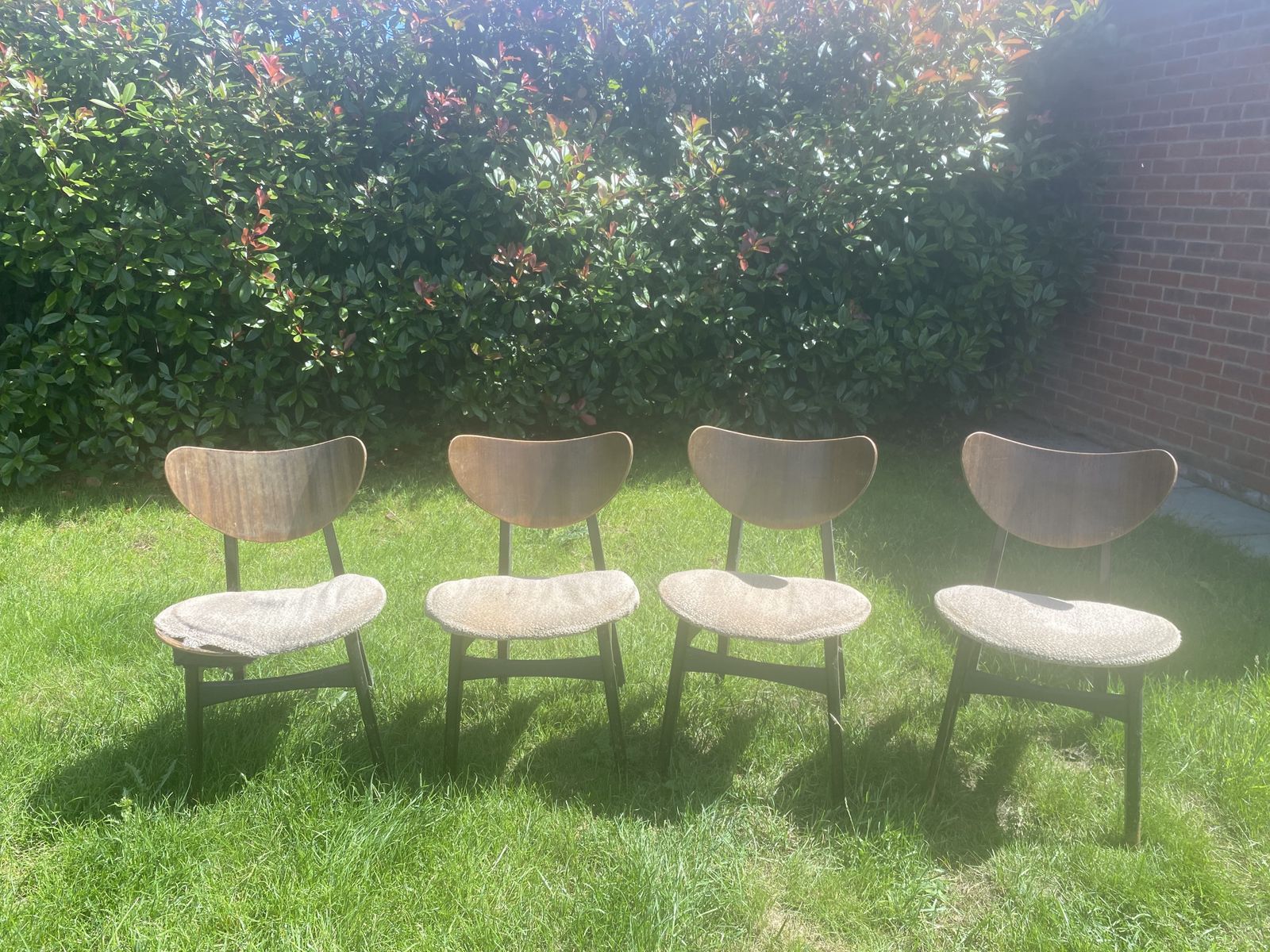 4 Vintage Dining Chairs photo furniture
