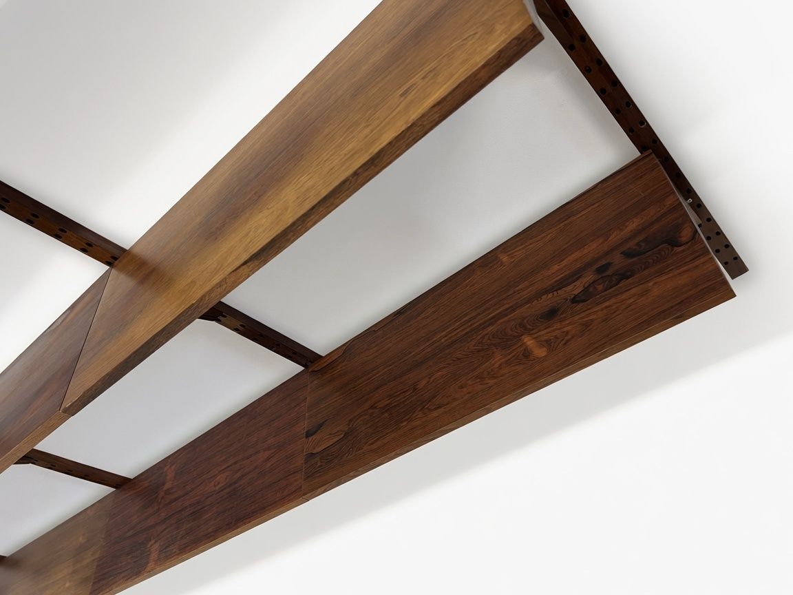 Poul Cadovius Royal System – Rosewood Modular Wall Shelving photo furniture