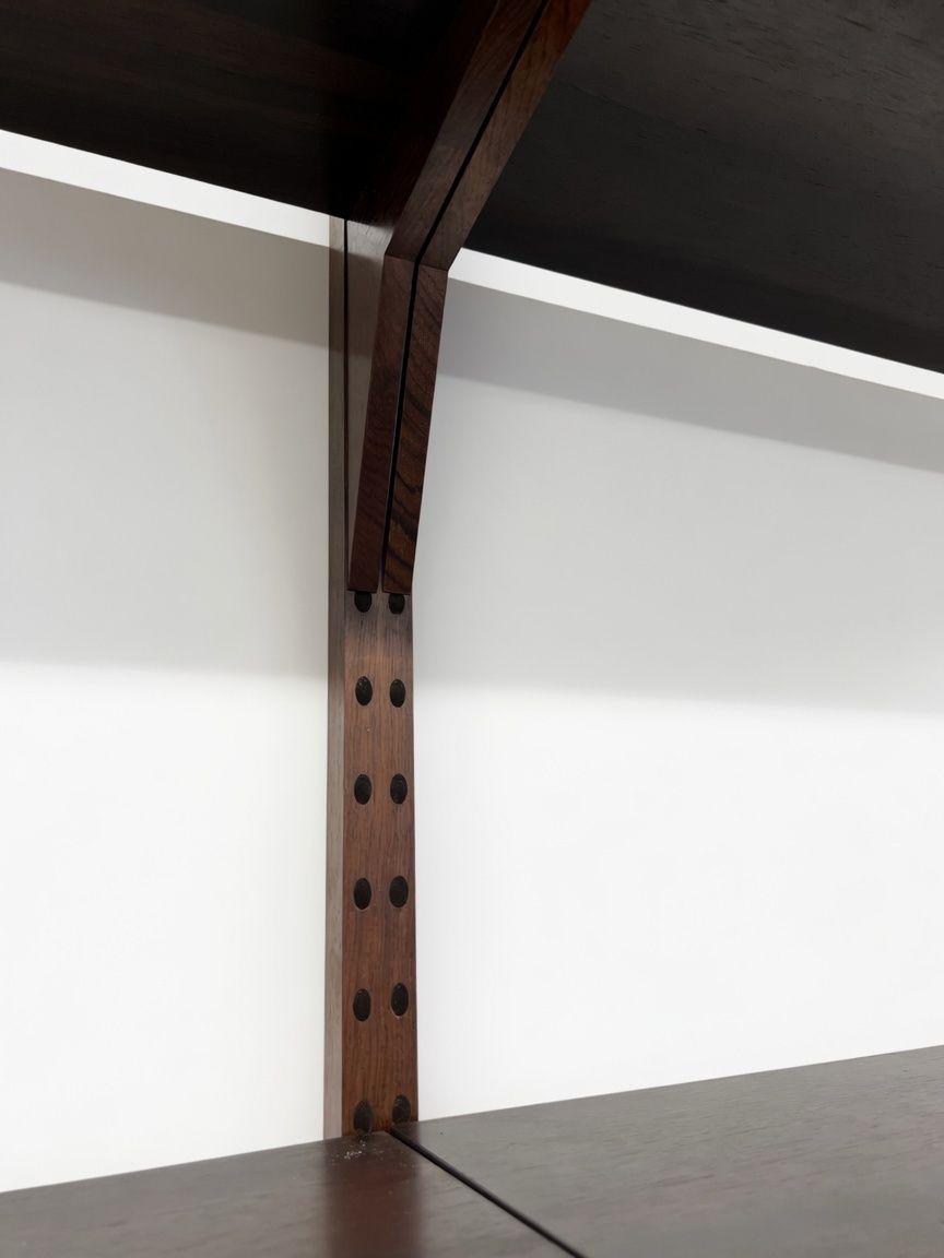 Poul Cadovius Royal System – Rosewood Modular Wall Shelving photo 2500.0