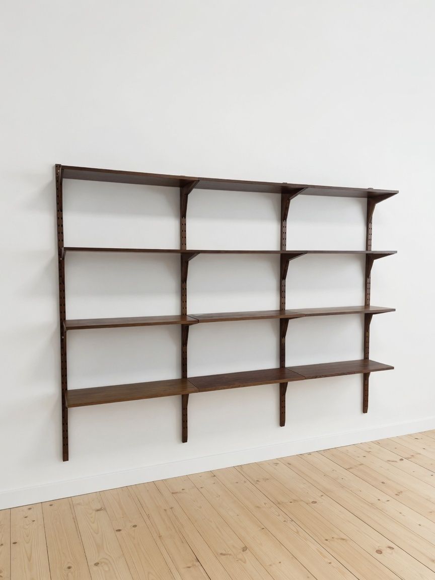 photo furniture Poul Cadovius Royal System – Rosewood Modular Wall Shelving