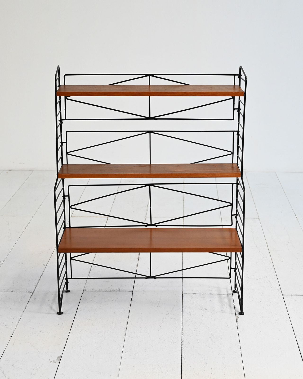 Scandinavian Modular Bookcase “String” Style 1950s–60s
