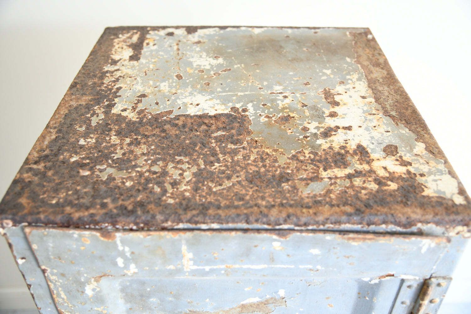 photo for sale Vintage Industrial Steel Double Locker