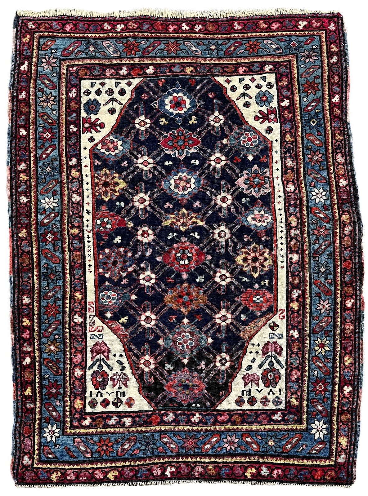 Antique Caucasian Karabagh Rug 1.47m X 1.01m