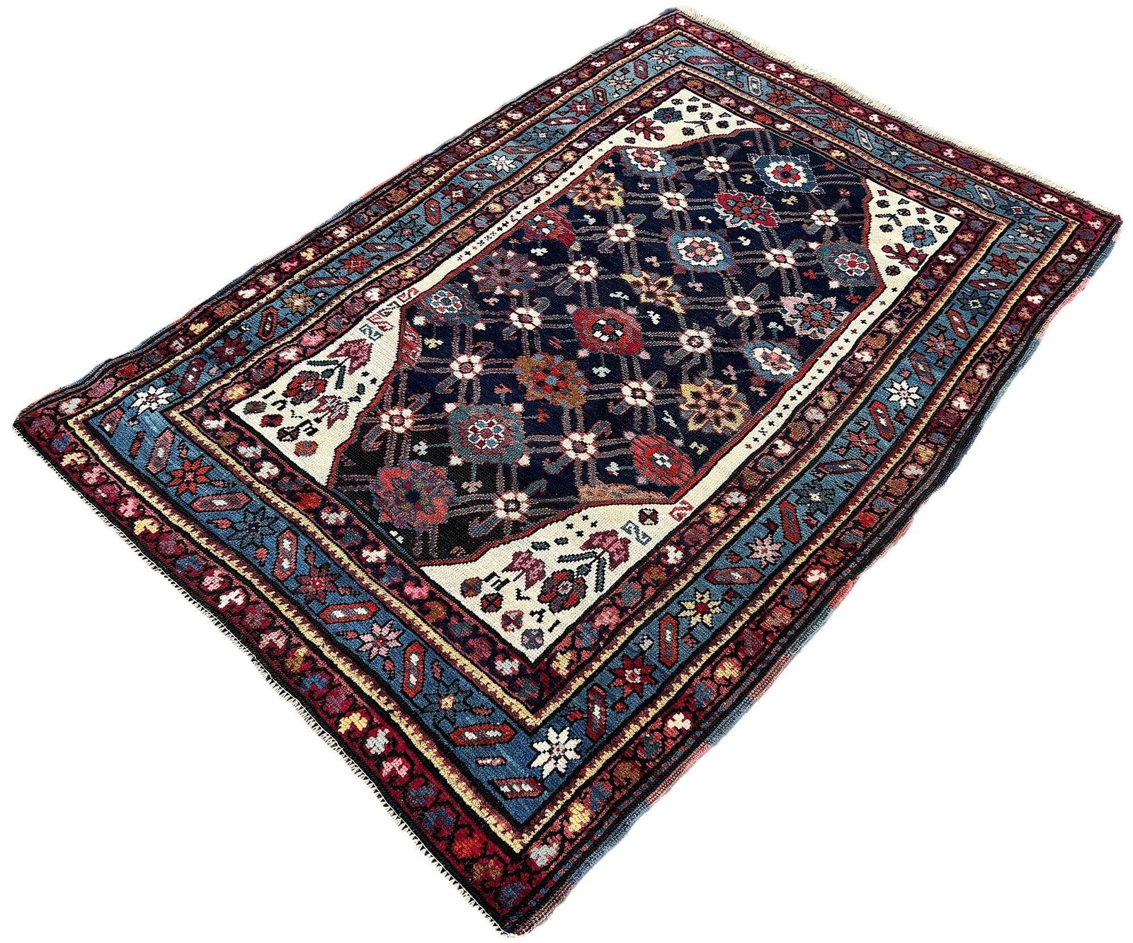 Antique Caucasian Karabagh Rug 1.47m X 1.01m photo for sale