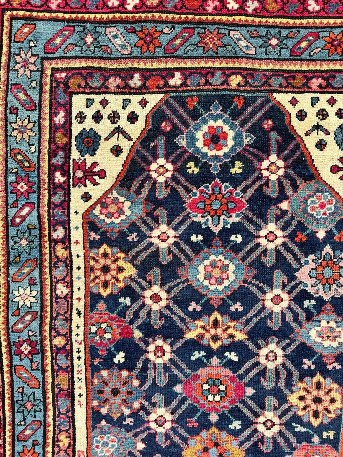 1750.0 Antiek Kaukasisch Karabagh tapijt 1,47 m x 1,01 m photo