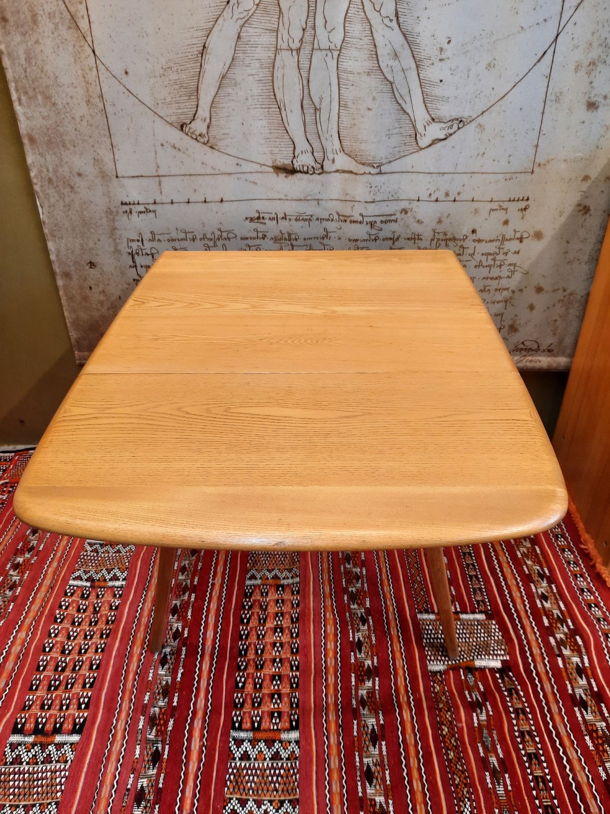 1950s Ercol Blonde Dropleaf Dining Table \ Fully Refurbished photo for sale