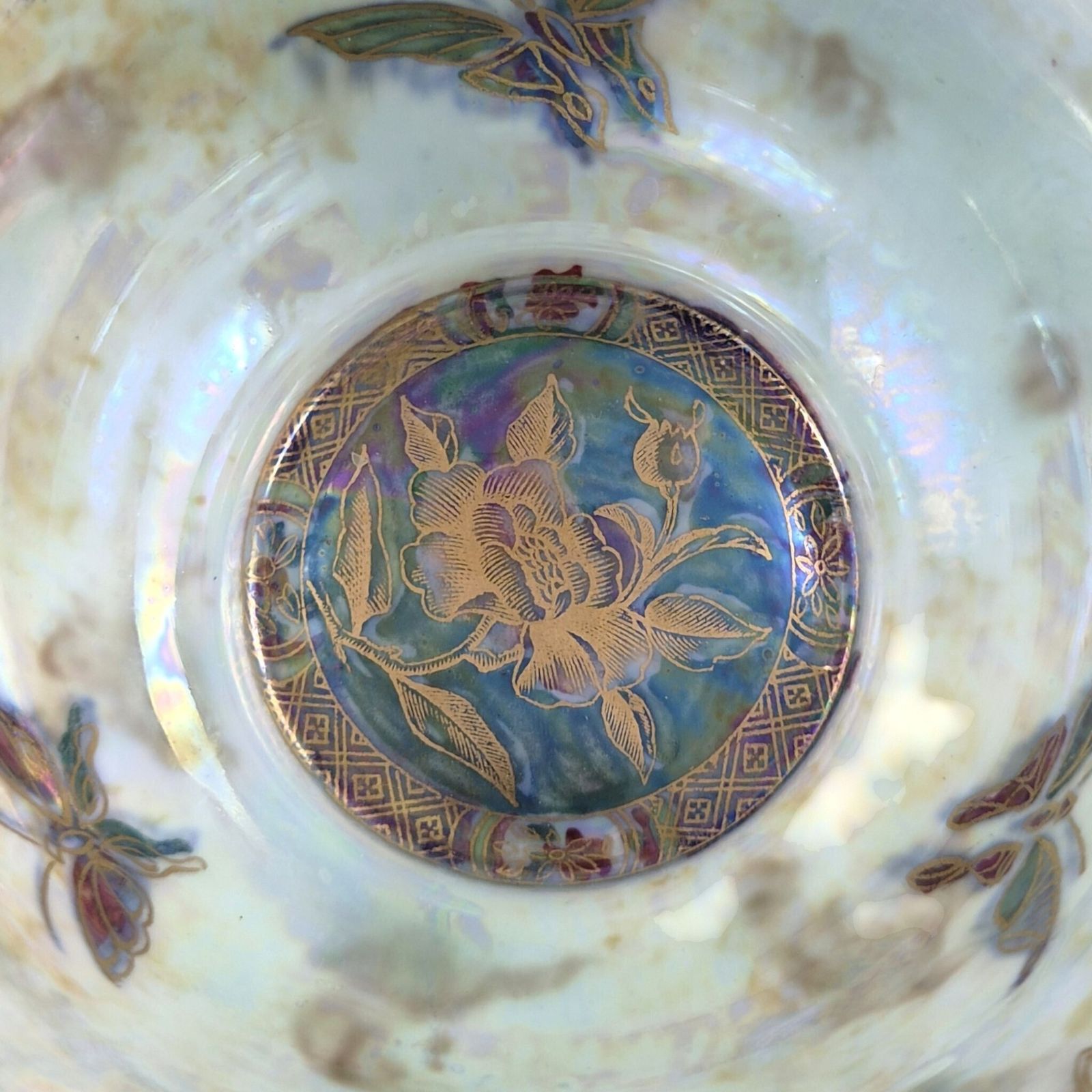 photo furniture Wedgwood Fairyland Ruby Lustre Butterfly Bowl By Daisy Makeig Jones, C.1914
