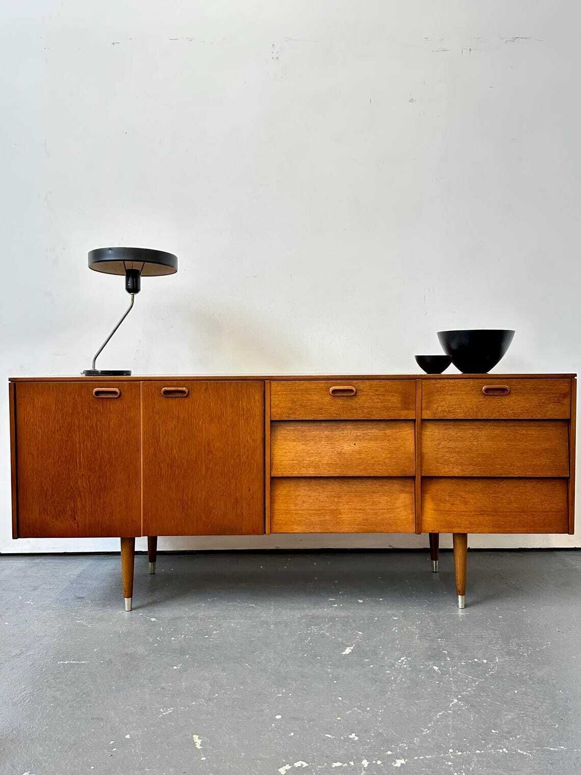 Vintage 1960s Avalon Teak Sideboard Danish Retro G Plan Mid Century photo 750.0