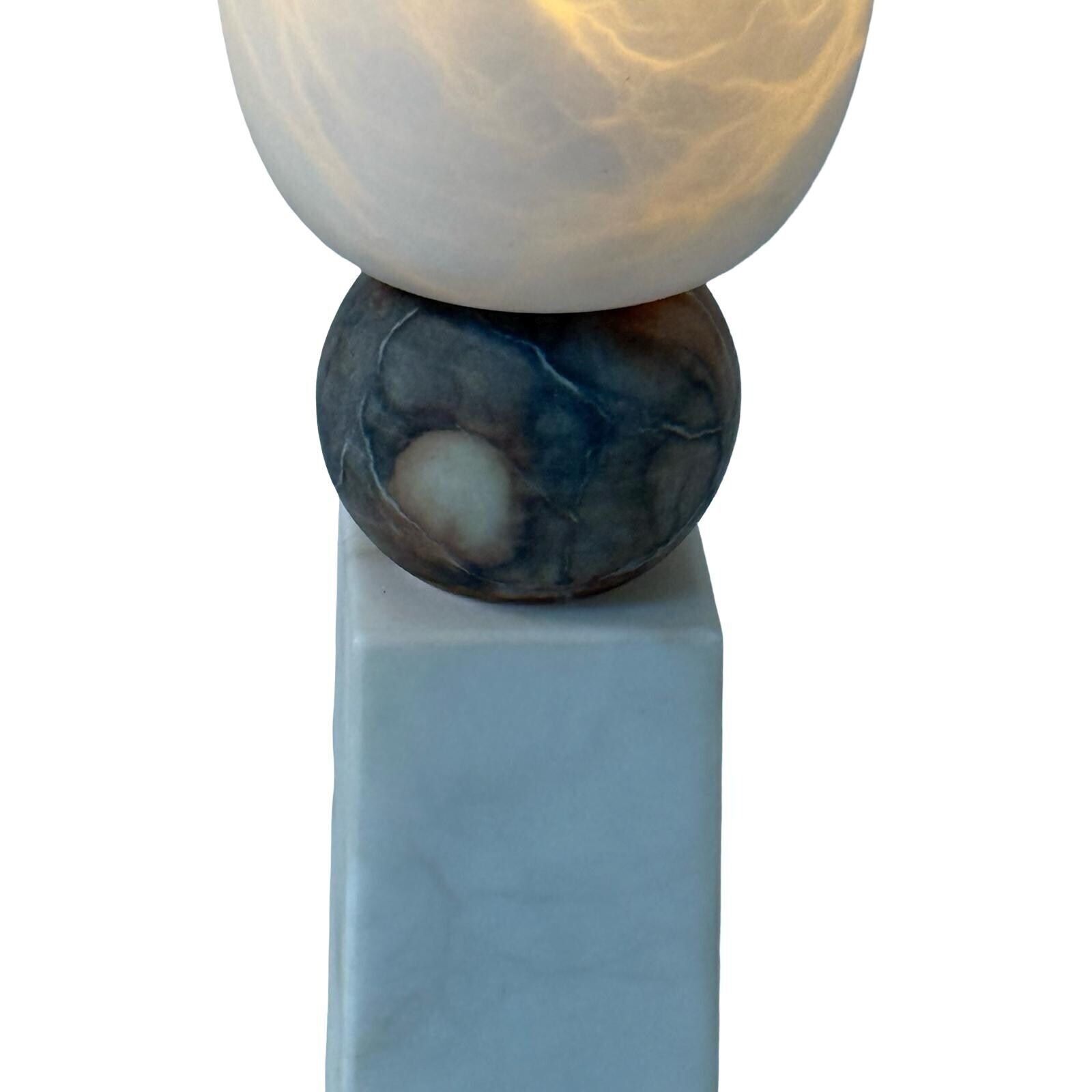 Pegasam Spain   Alabaster Tafellamp   Brutalist Stijl photo buy