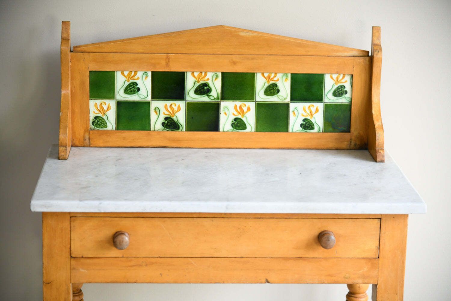 Antique Pine Washstand, 1800s photo Furniture