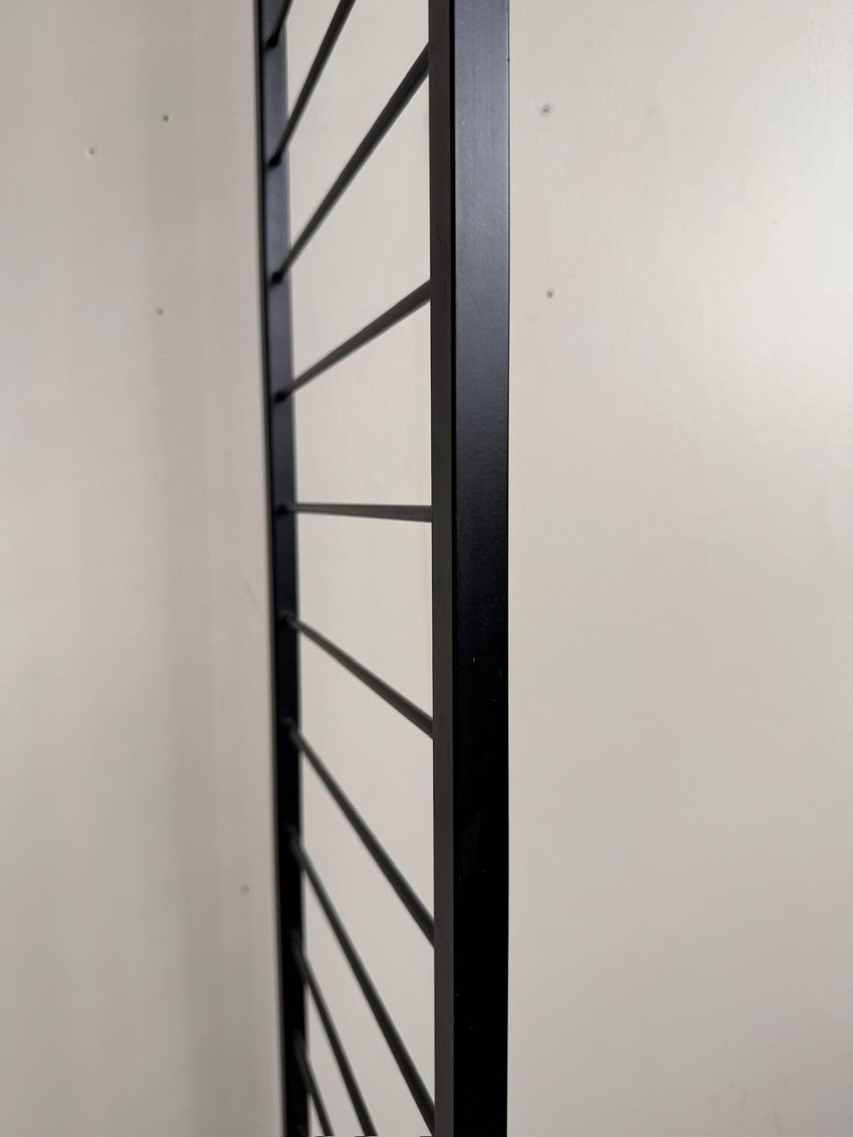 160cm / 165cm X 35cm Black Staples Ladderax Ladder 2 Feet Room Divider Stand Alone (11a) photo Home Decor