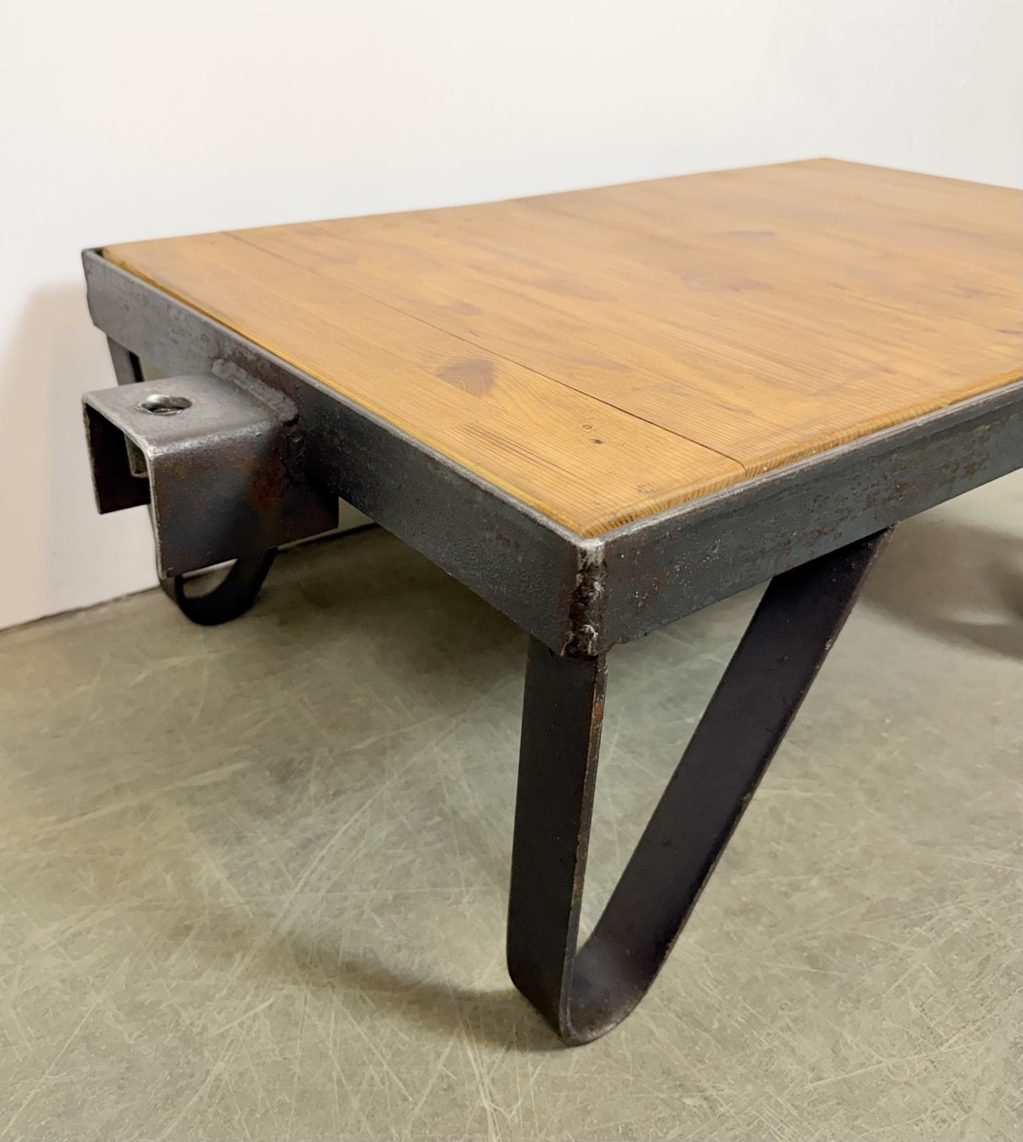 Black Industrial Coffee Table Cart, 1960s photo 299.0