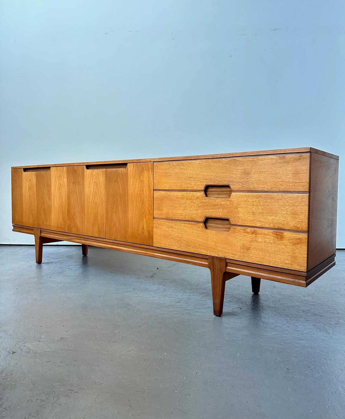 Vintage 1970s Greaves & Thomas Teak Sideboard. Retro Danish Mid Century Plan photo furniture