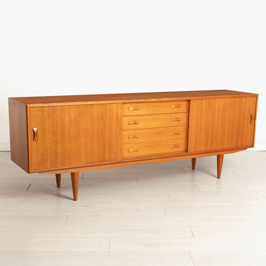 Midcentury Danish Sideboard In Teak By Clausen & Son C.1965 photo for sale