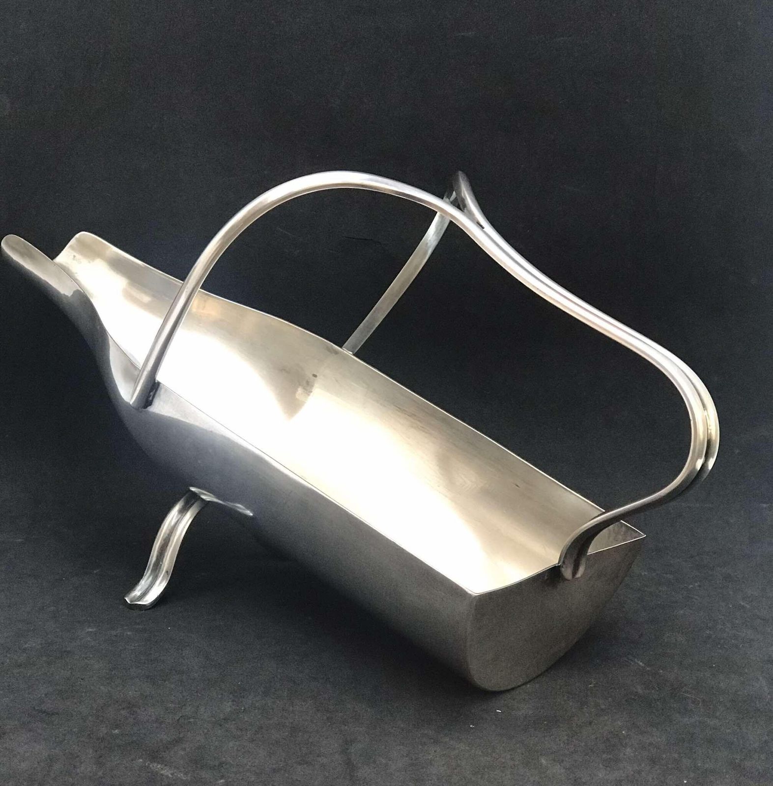 Wijnfleshouder / wijnwieg – gemaakt in België – Mid-Century – baraccessoire photo vinterior