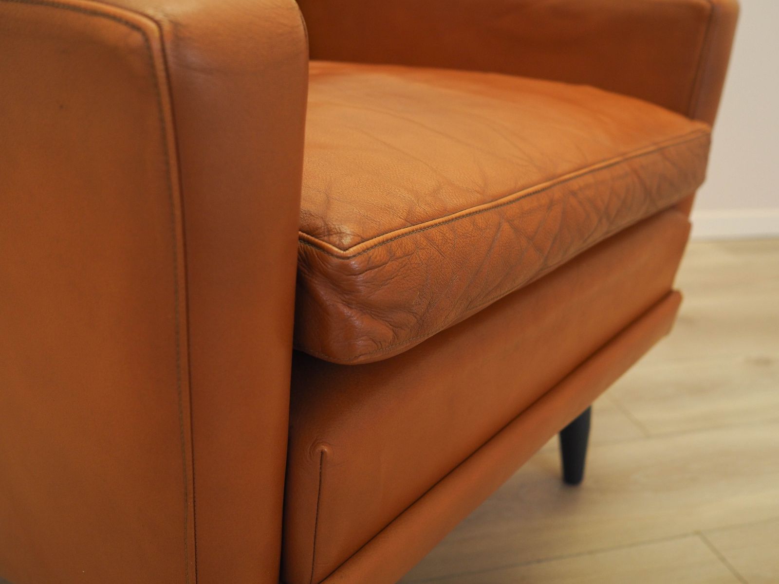 photo vinterior Orange Armchair, Danish Design, 1970s, Made In Denmark
