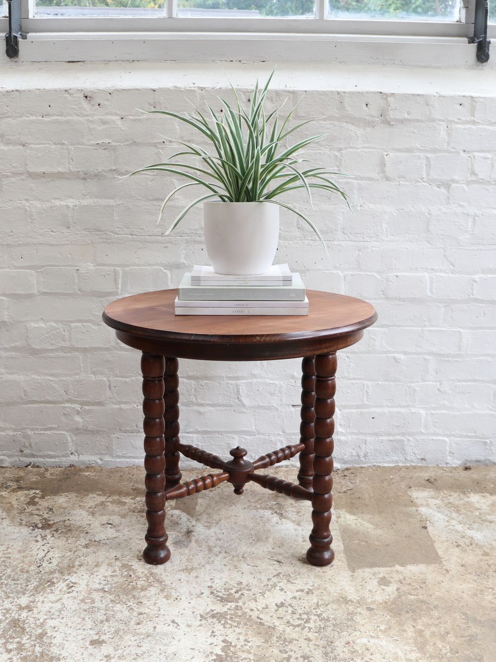 Vintage French Bobbin Table