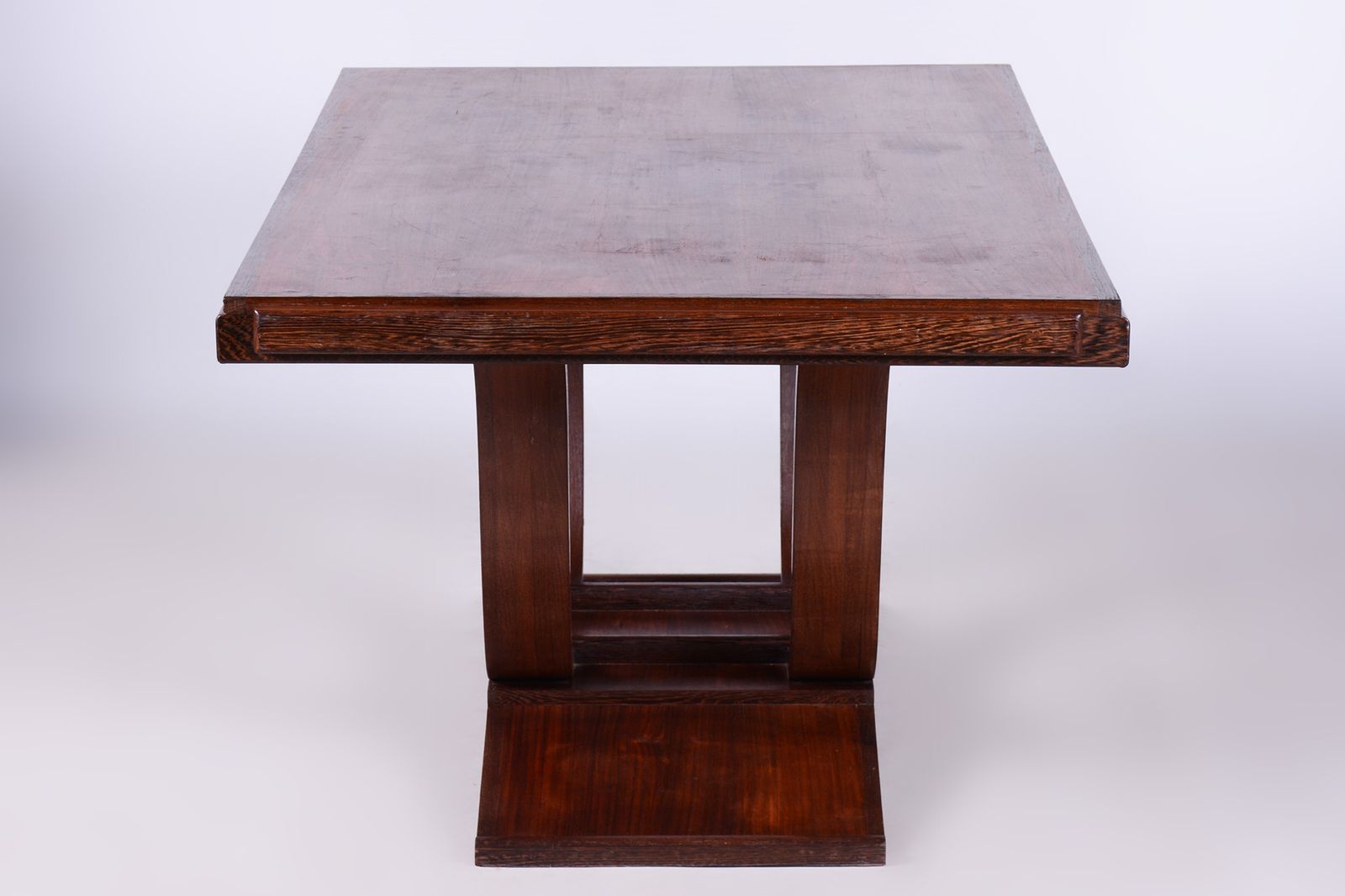 photo vintage Original Art Deco Folding Dining Table, Wengé, Revived Polish, France, 1920s