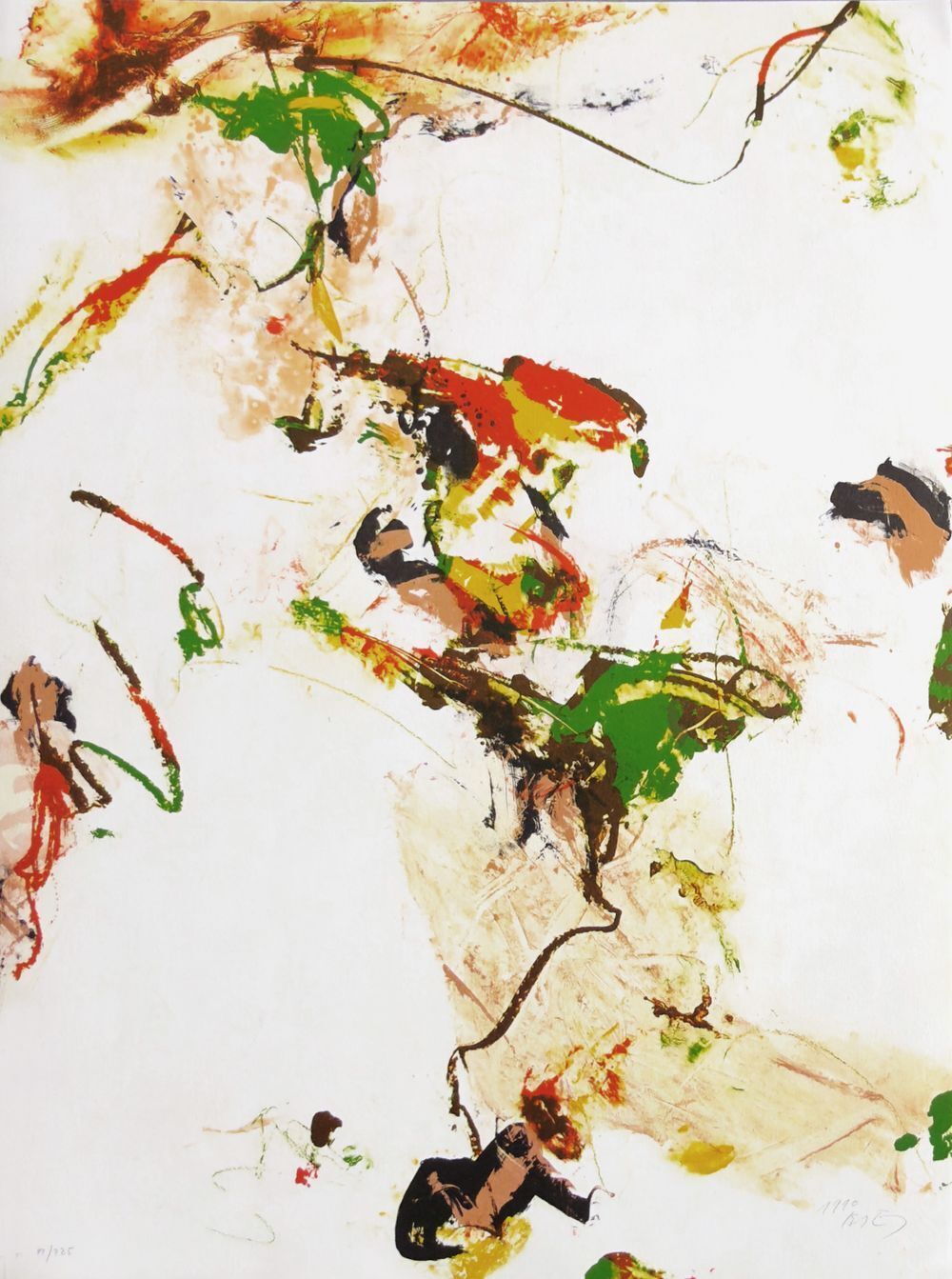 Kim En Joong Gesigneerde Lithografie Monde Imaginaire VII 1990