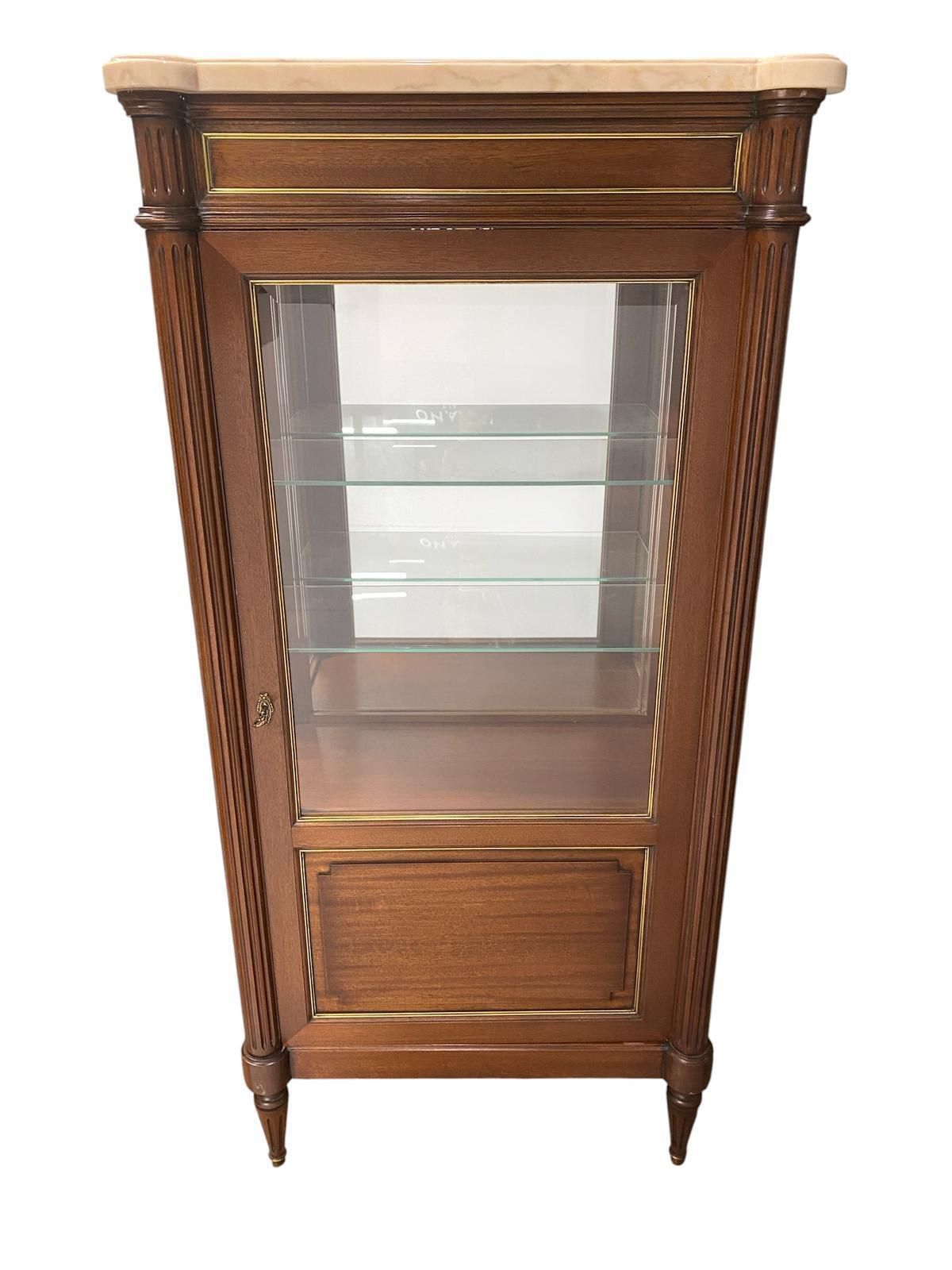 Directoire Vitrine French Display Cabinet 1910