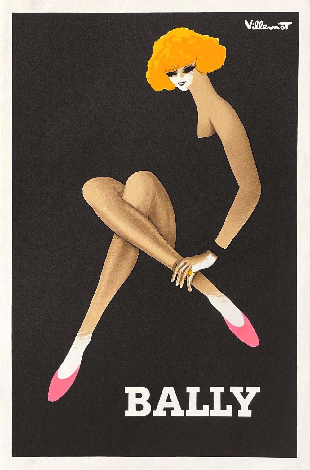 Bernard Villemot Poster Bally 1982