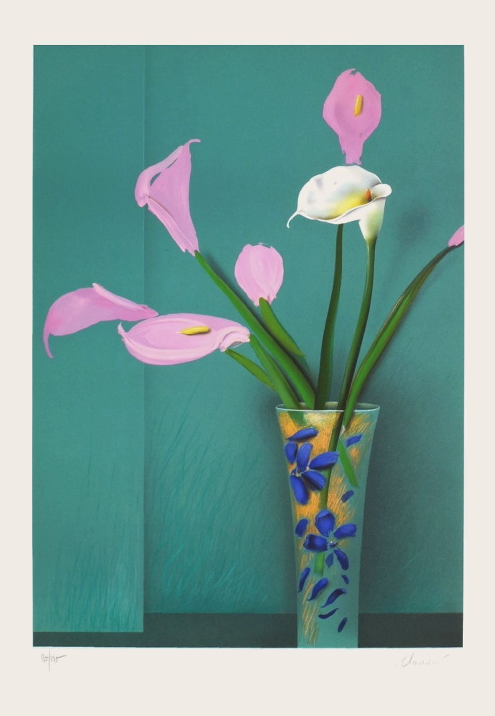 Jean Paul Donadini Signed Lithograph Parfum Pour Un été 1992