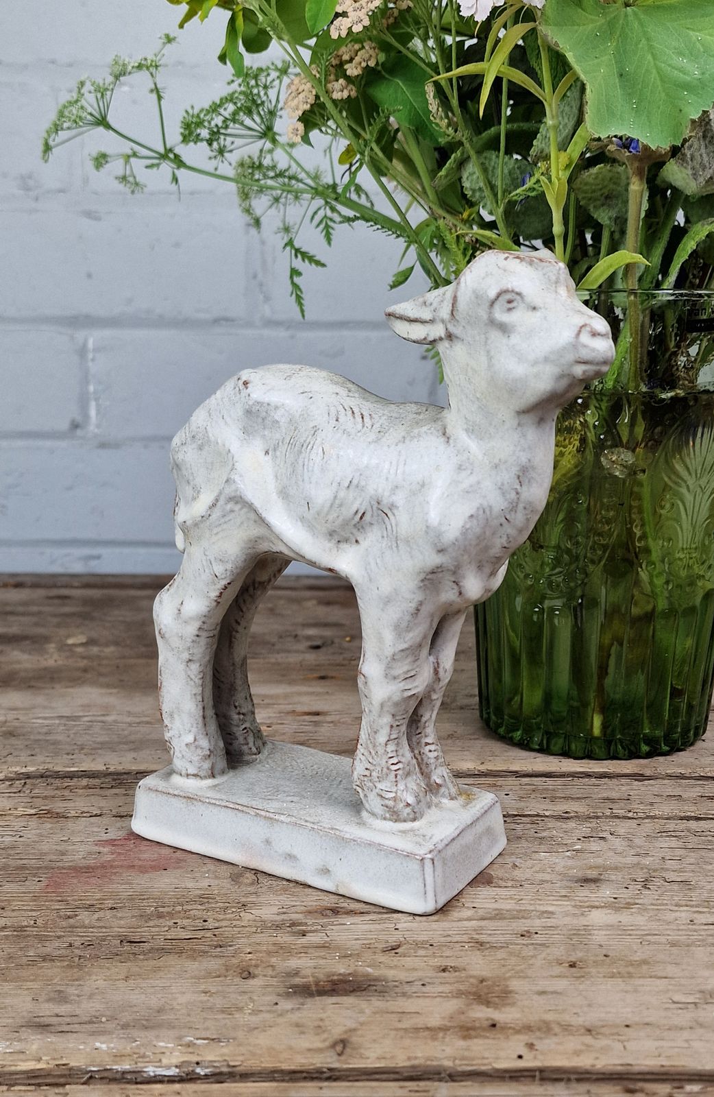 Waldkater Keramik Art Deco Period Terracotta Model Of A Kid Goat   Circa 1925