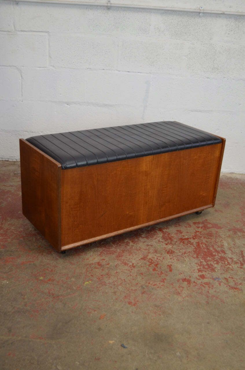 A Mid Century Teak Ottoman / Blanket Box