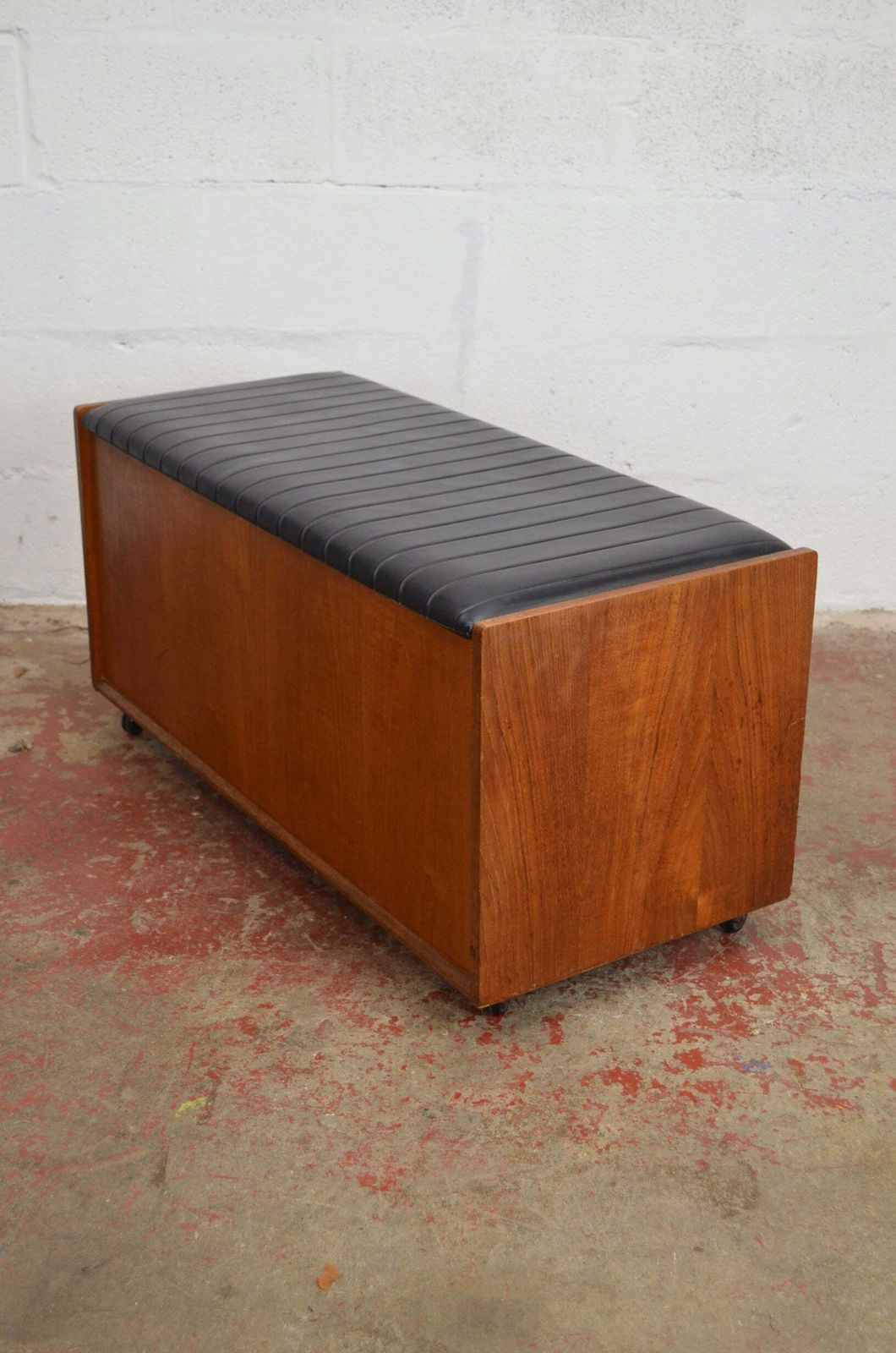 A Mid Century Teak Ottoman / Blanket Box photo furniture