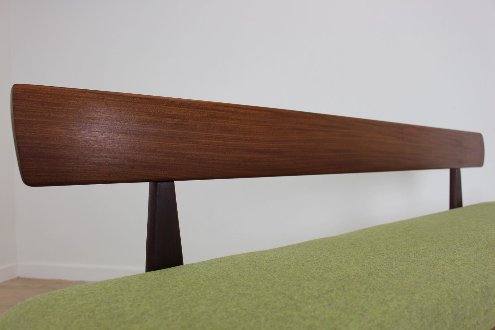 A Younger Afrormosia Teak Bench Designed By John Herbert photo 1470.0